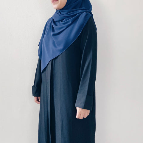 Tie-Back Shawl : Navy