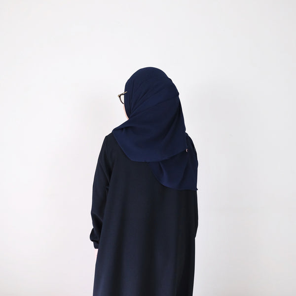 Textured Chiffon : Navy