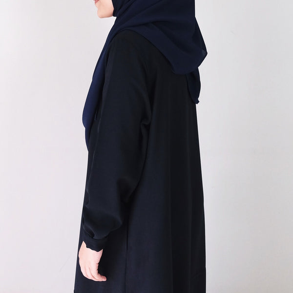 Textured Chiffon : Navy