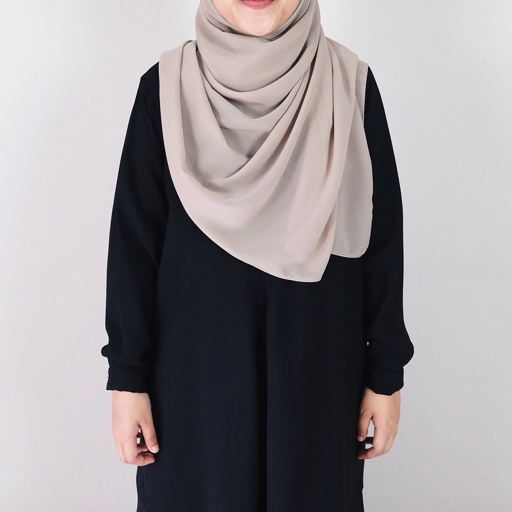 Basic Georgette : Oyster