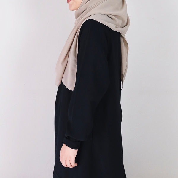 Basic Georgette : Oyster