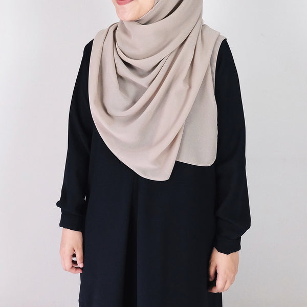 Basic Georgette : Oyster