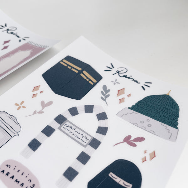 A6 Sticker Sheet : Missing Haramain