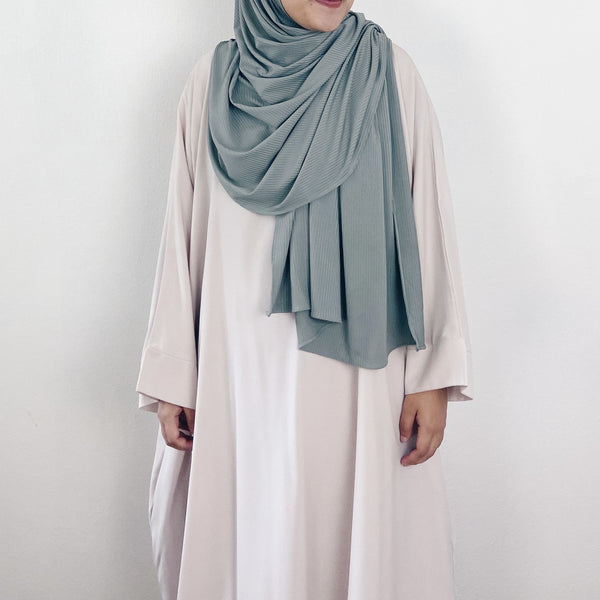 Ribbed Jersey : Pine Grey