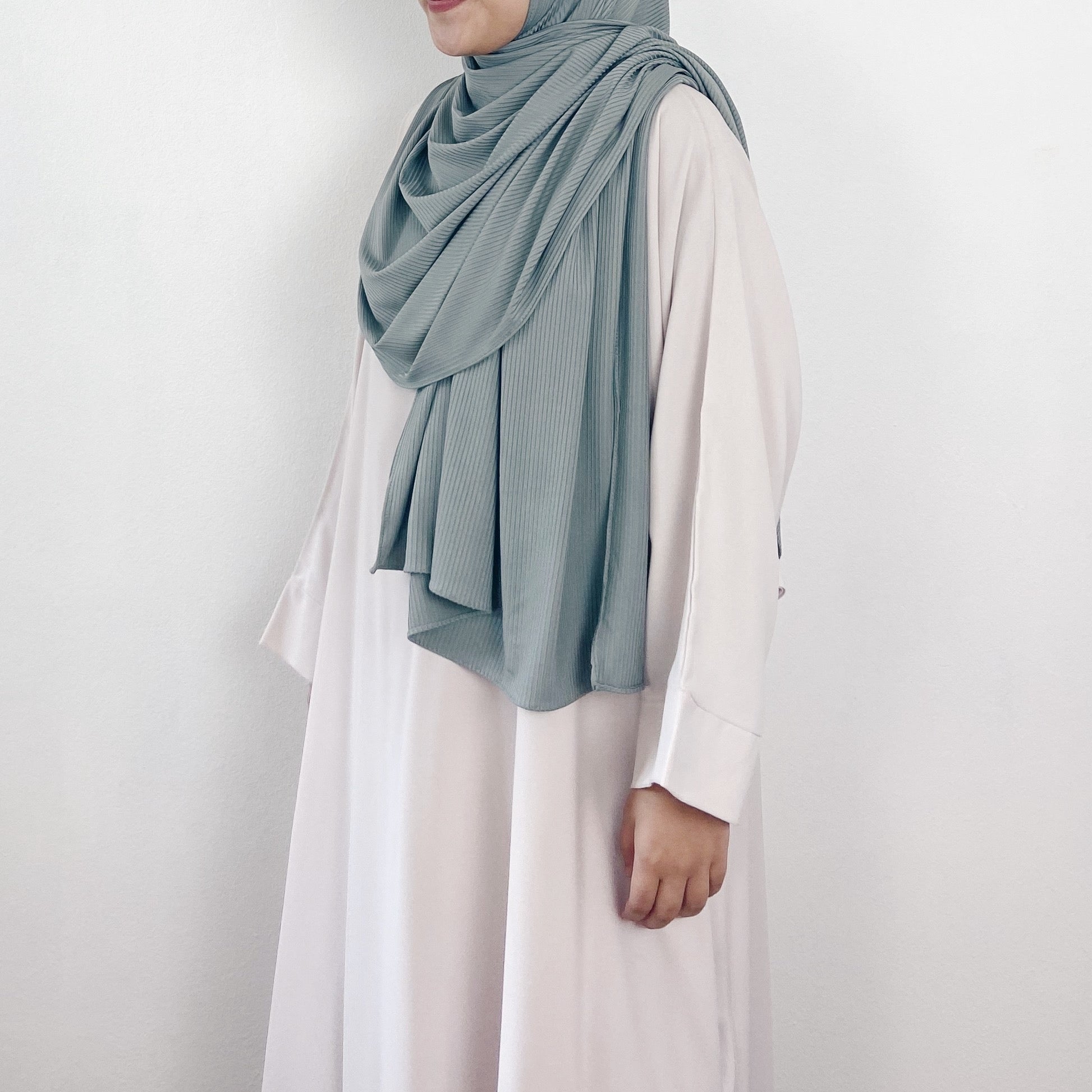 Ribbed Jersey : Pine Grey