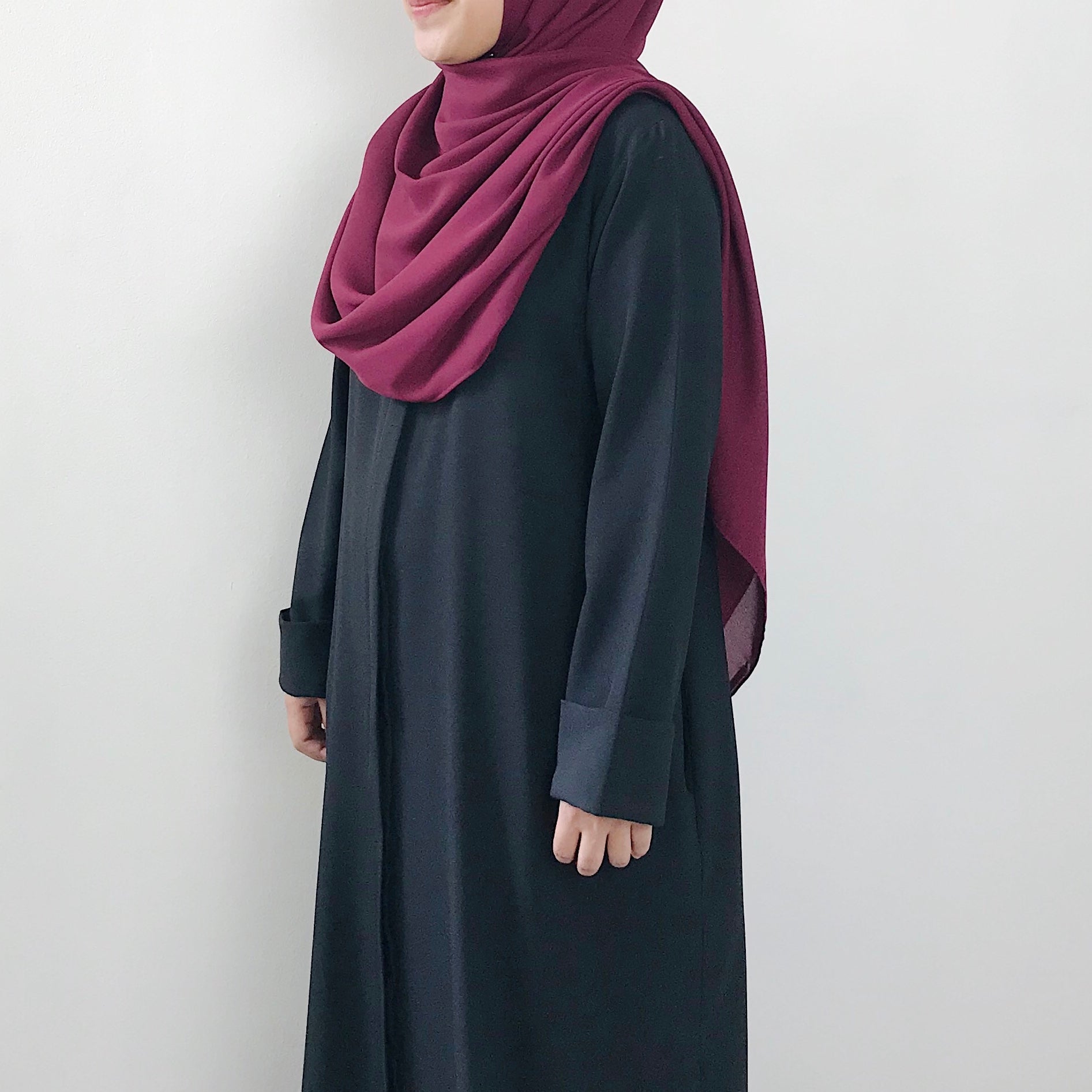 AS/IS - Korean Chiffon : Raspberry