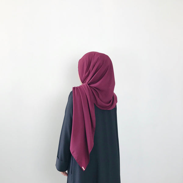 AS/IS - Korean Chiffon : Raspberry