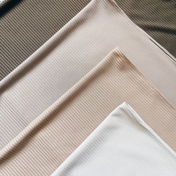 Ribbed Jersey : Soft Pink