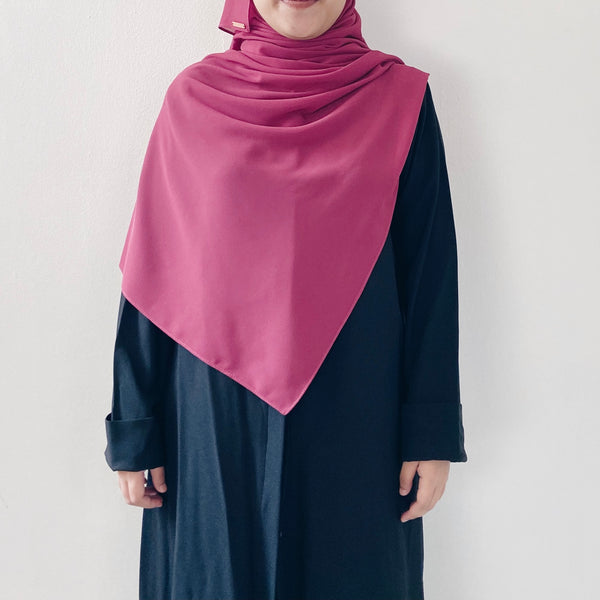 Tie-Back Shawl : Rose