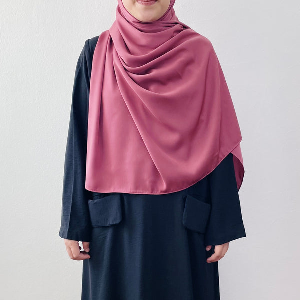 Super Wide Shawl (MS) : Rosewood
