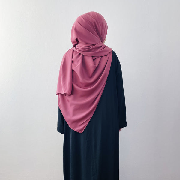 Super Wide Shawl (MS) : Rosewood