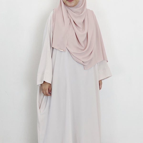 AS/IS - Super Wide Shawl : Blush