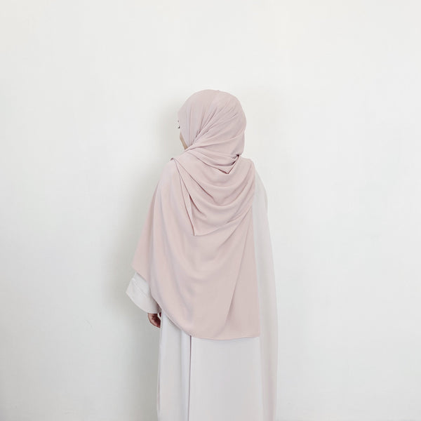 AS/IS - Super Wide Shawl : Blush