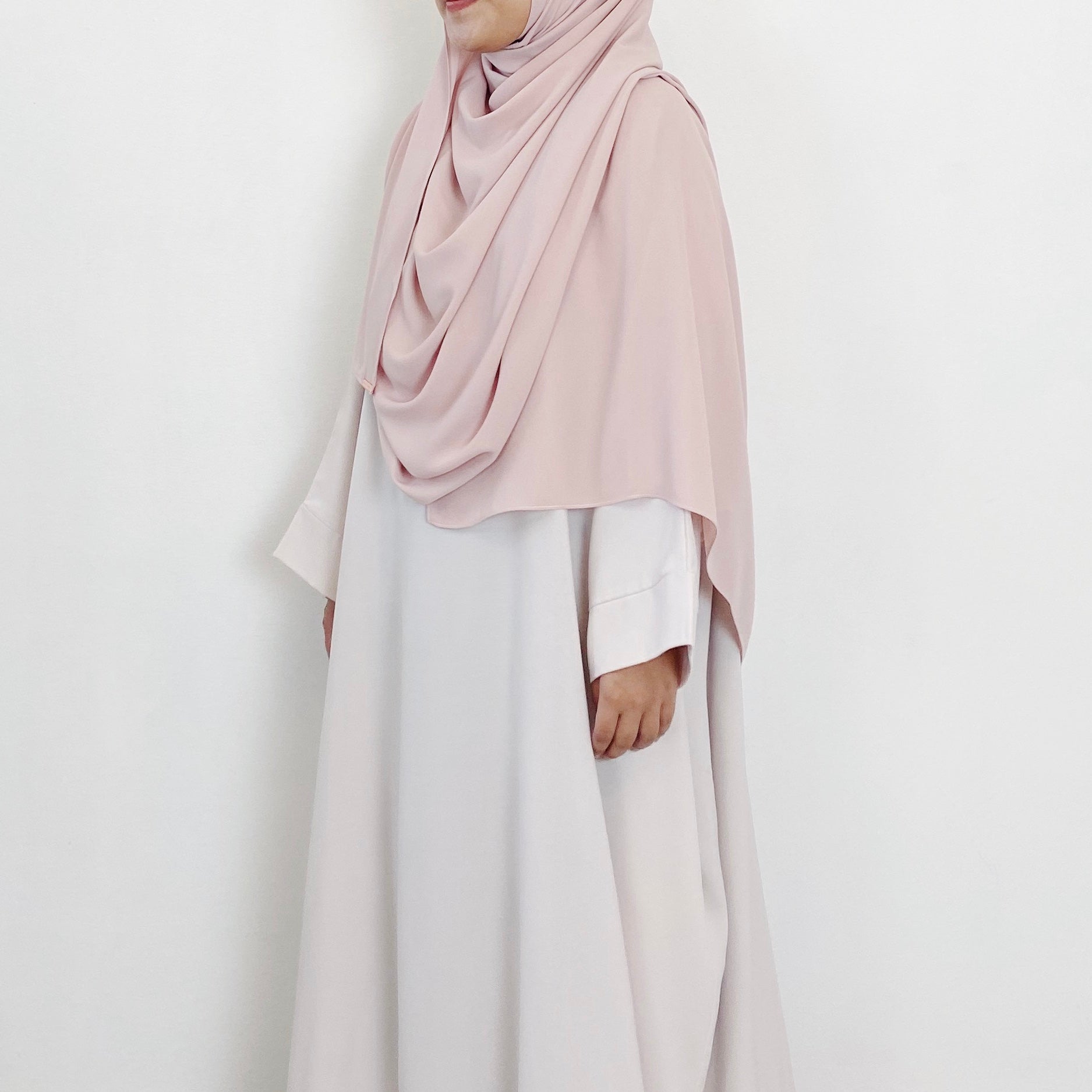 Super Wide Shawl : Blush