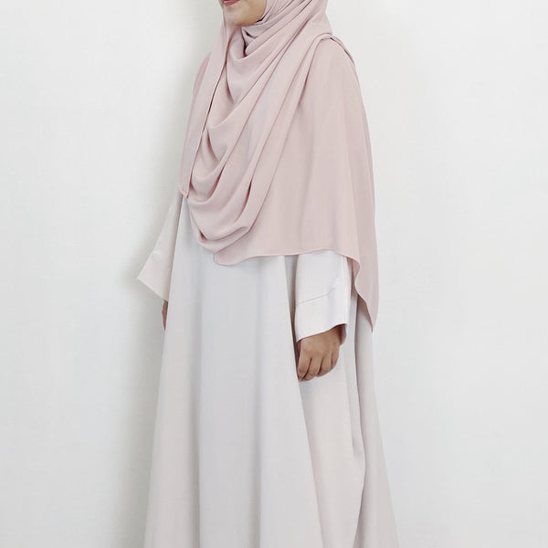 AS/IS - Super Wide Shawl : Blush
