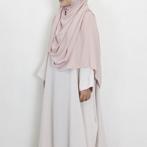 AS/IS - Super Wide Shawl : Blush
