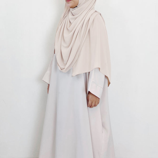 Super Wide Shawl : Custard