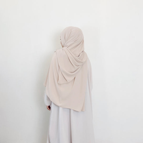 Super Wide Shawl : Custard