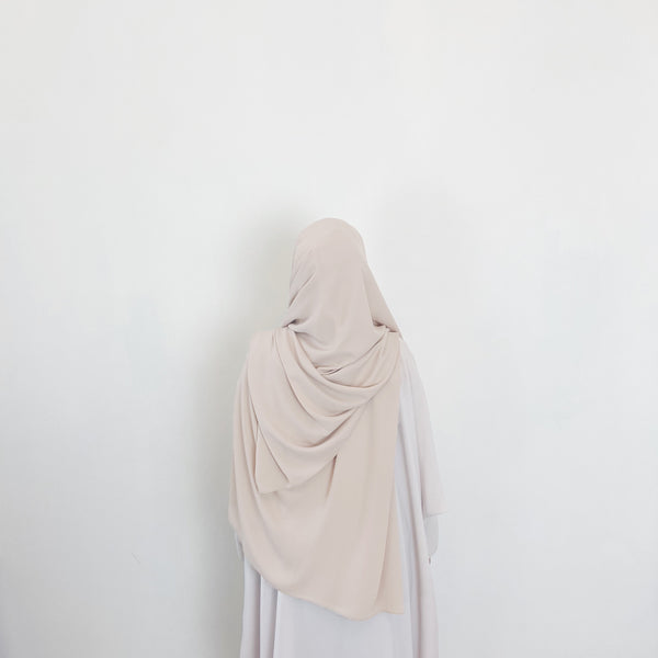 Super Wide Shawl : Custard