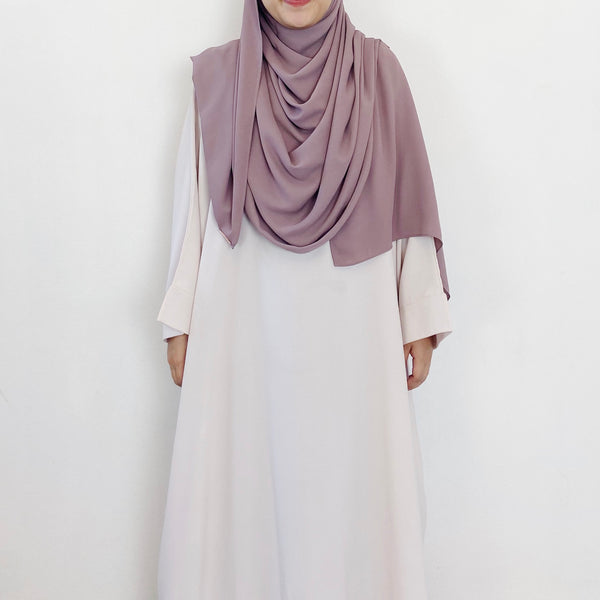 Super Wide Shawl : Dusty Purple