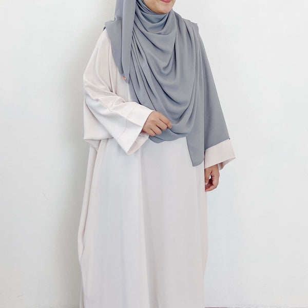 AS/IS - Super Wide Shawl : Grey