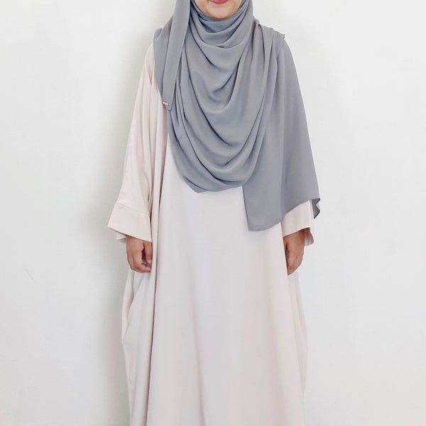 AS/IS - Super Wide Shawl : Grey