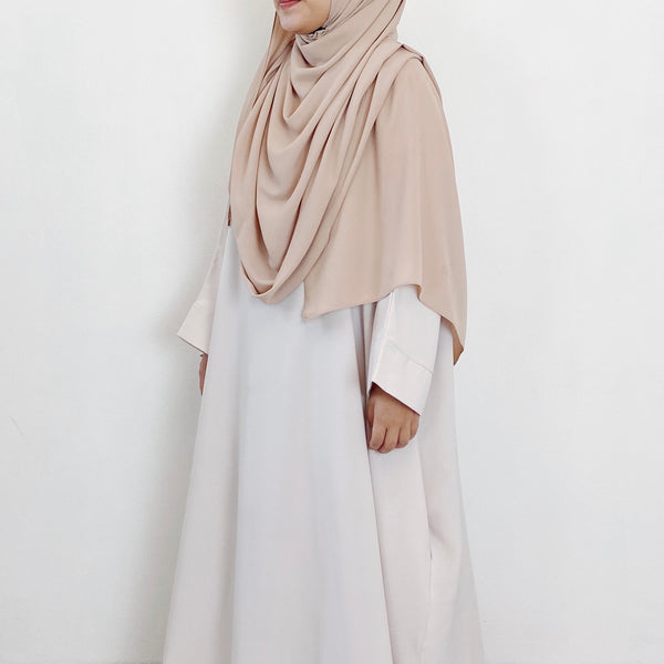 Super Wide Shawl : Nude