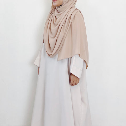 Super Wide Shawl : Nude