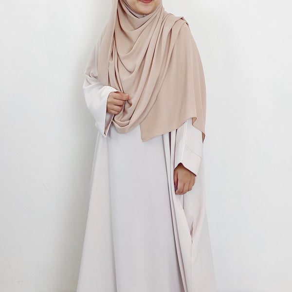 Super Wide Shawl : Nude