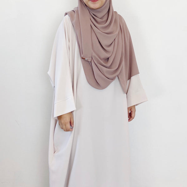 Super Wide Shawl : Taupe