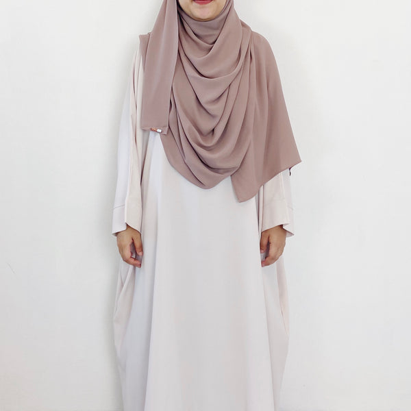 Super Wide Shawl : Taupe