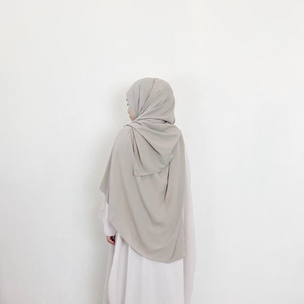 AS/IS - Super Wide Shawl : Wheat