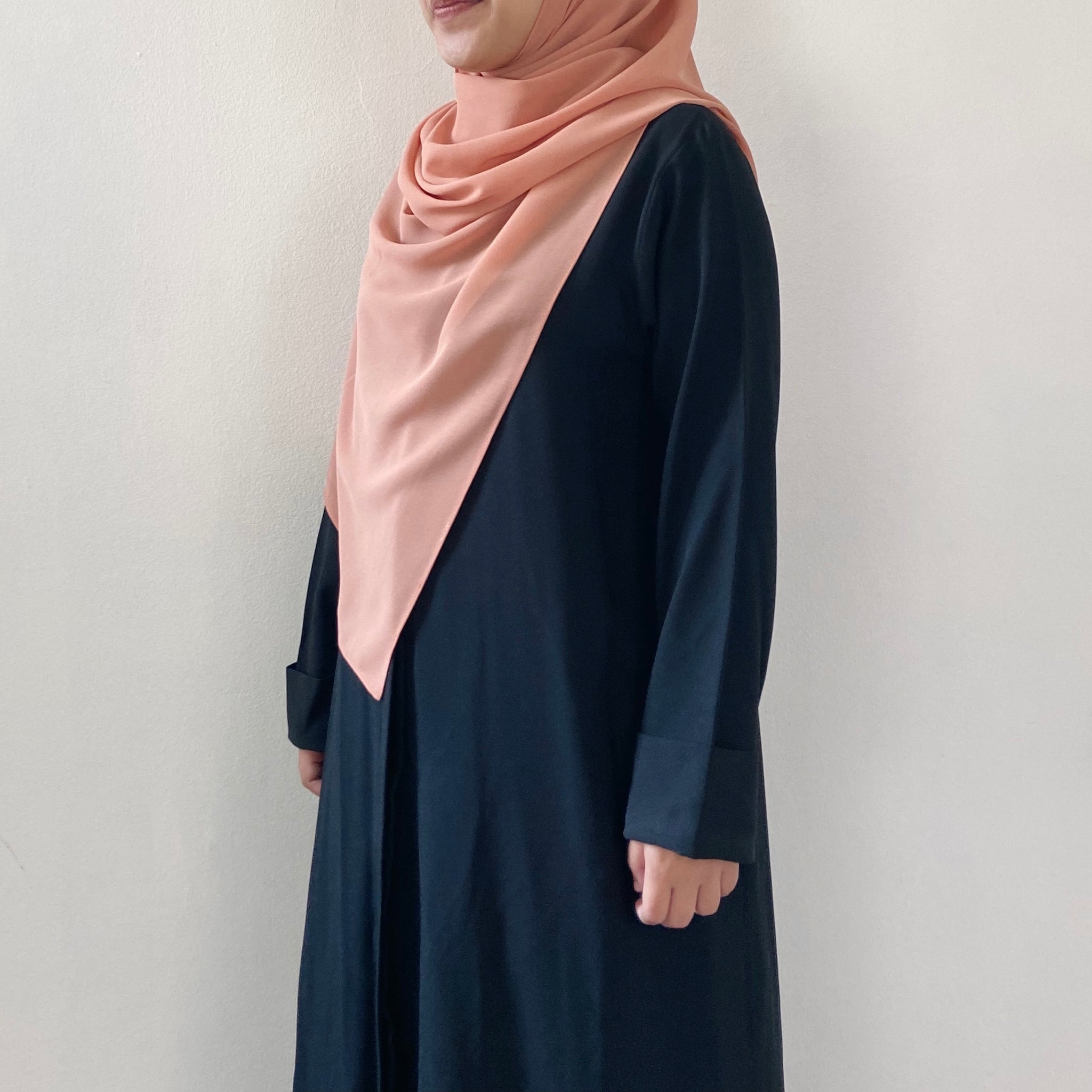 Tie-Back Shawl :Salmon