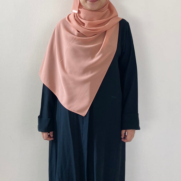 Tie-Back Shawl :Salmon