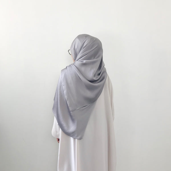 AS/IS - Textured Satin : Silver