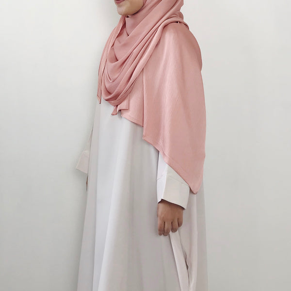 Textured Satin : Soft Peach