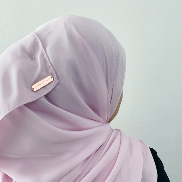 Super Wide Shawl (MS) : Soft Pink