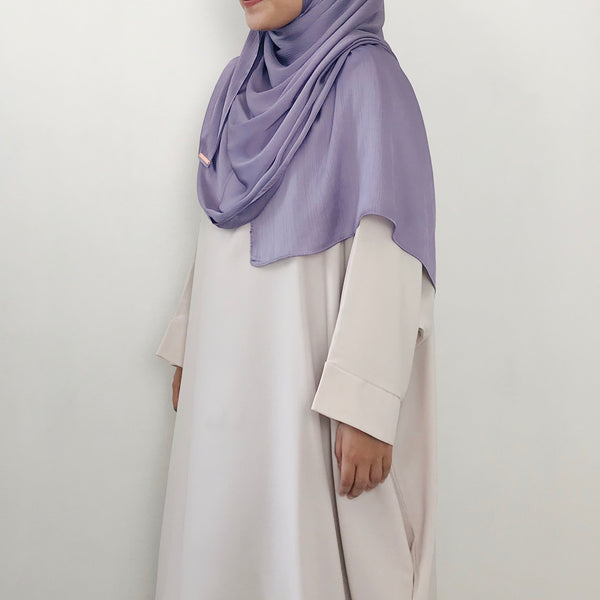 Textured Satin : Soft Purple