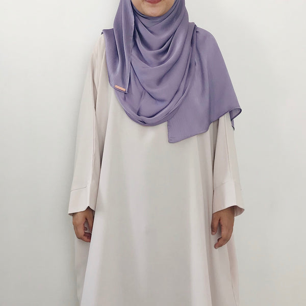 Textured Satin : Soft Purple