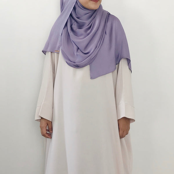 Textured Satin : Soft Purple