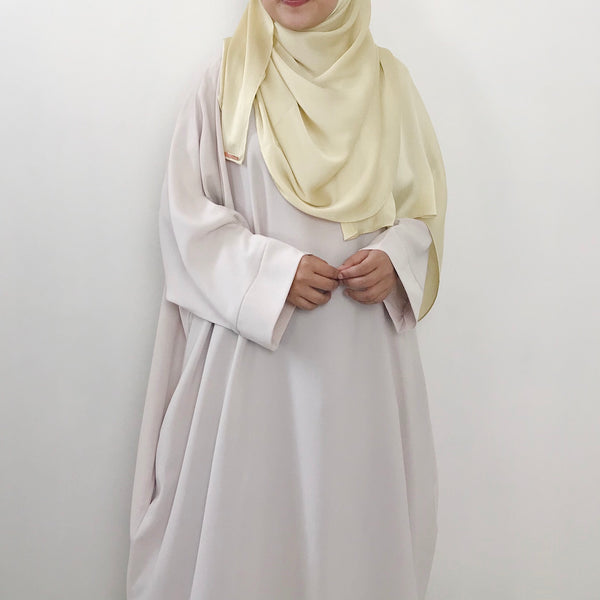 Textured Satin : Soft Yellow