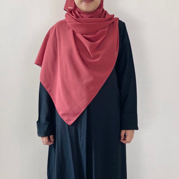 Tie-Back Shawl : Tangerine