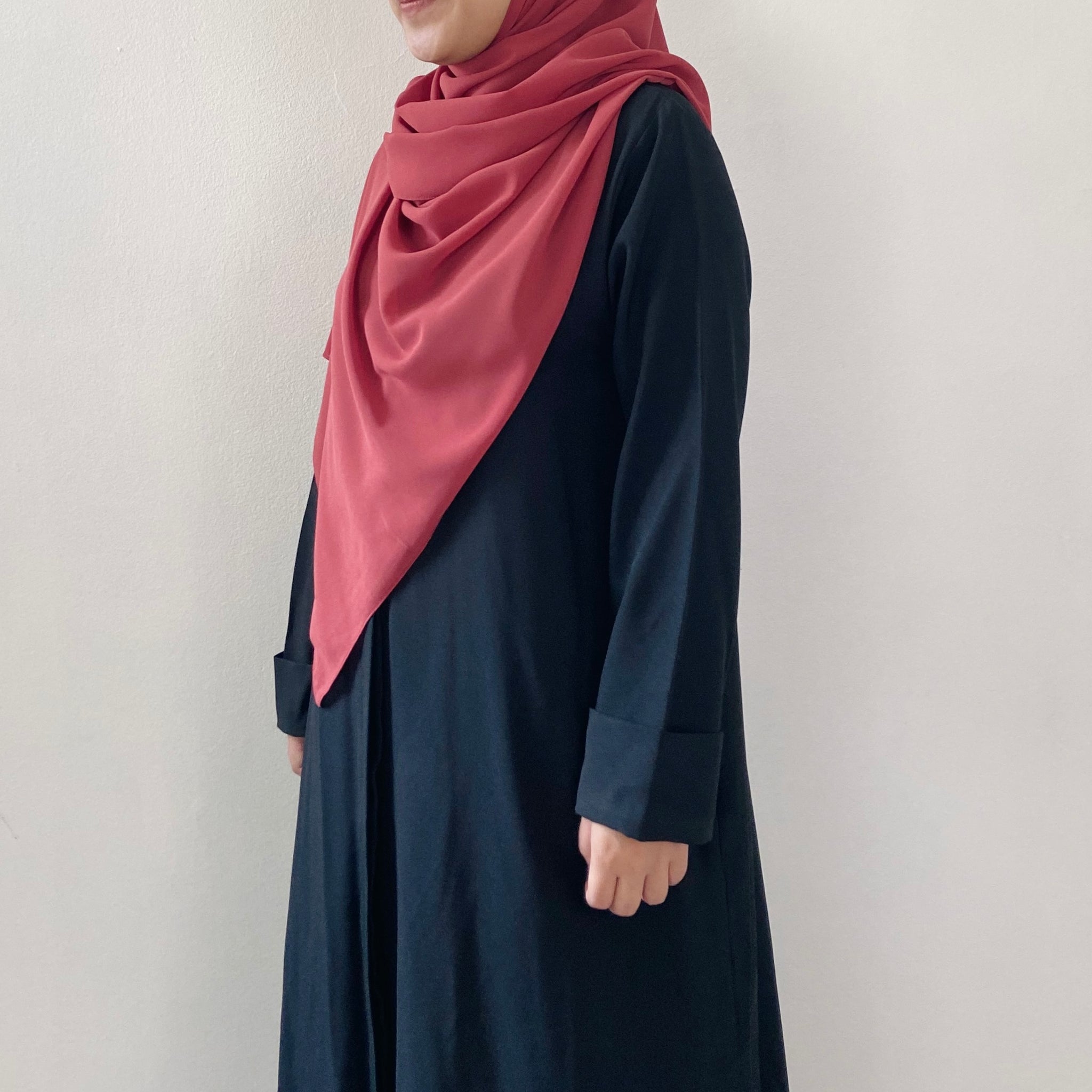 Tie-Back Shawl : Tangerine