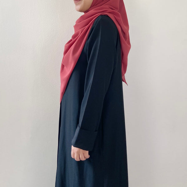 Tie-Back Shawl : Tangerine