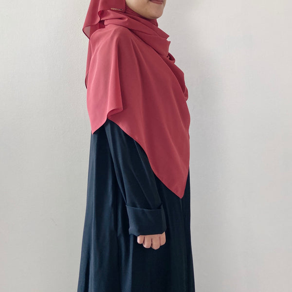 Tie-Back Shawl : Tangerine