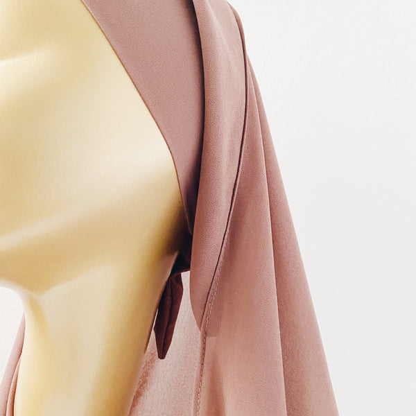 Tie-Back Shawl : Ash Green