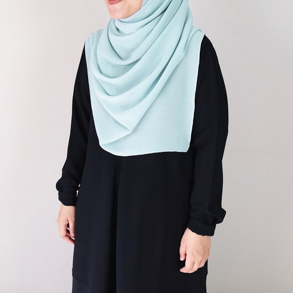 Textured Chiffon : Tiffany Blue