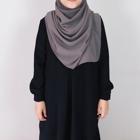 Basic Georgette : Warm Gray