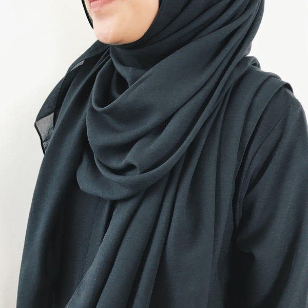 Cotton Viscose : Black