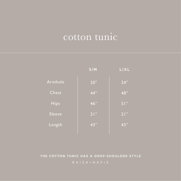 Cotton Tunic : Grey